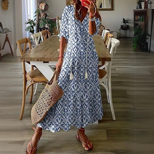 ANA | Maxi abito floreale estivo: freschezza ed eleganza in ogni fiore