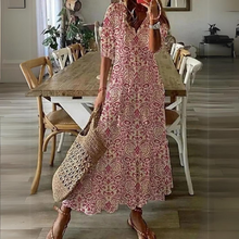 Load image into Gallery viewer, ANA | Maxi abito floreale estivo: freschezza ed eleganza in ogni fiore
