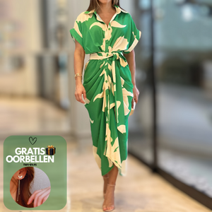 Charlie| Abito maxi chic estivo prendisole con fiocco