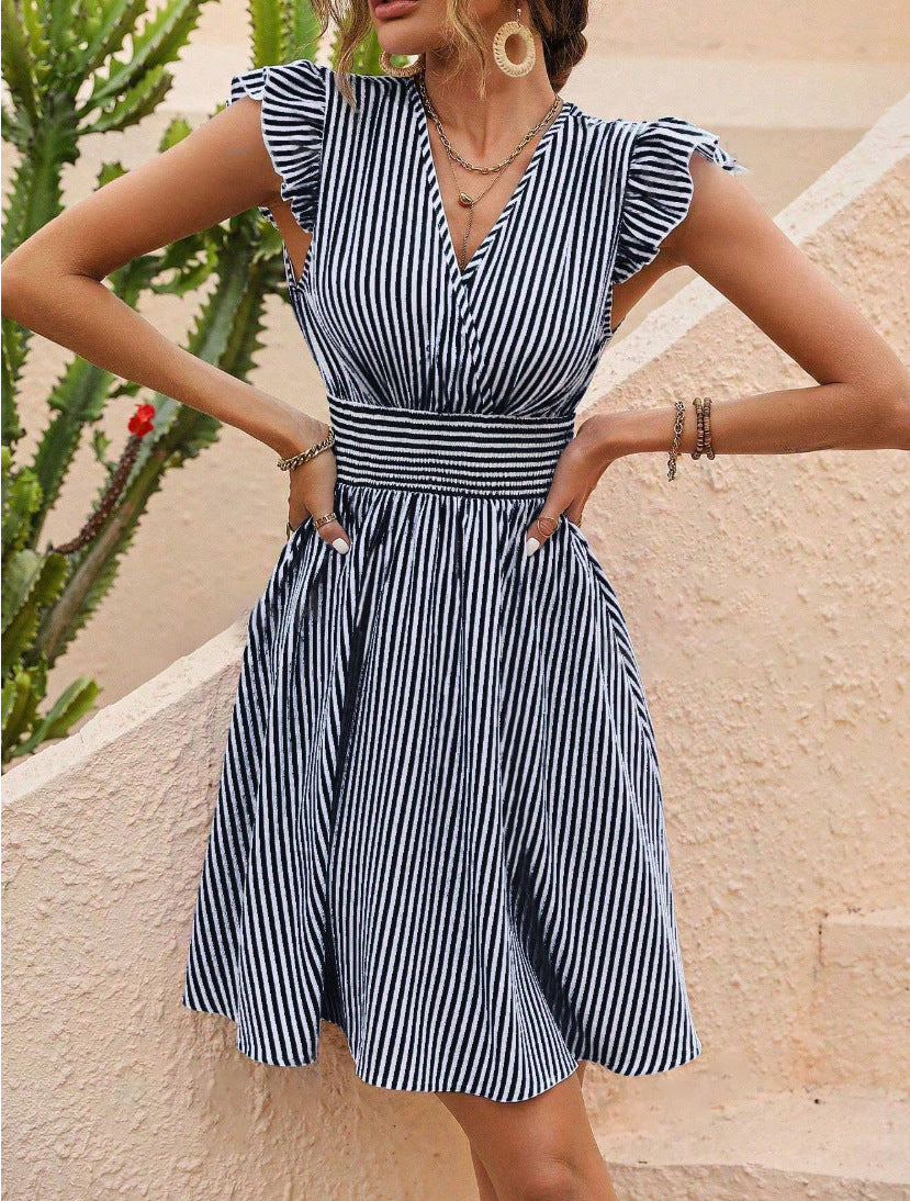 ItalianMadison | Abito estivo da donna a righe alla moda