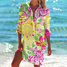 Load image into Gallery viewer, Ava | Abito a camicia estivo leggero
