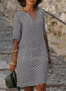 GIGLIO | Abito estivo di media lunghezza disinvolto e chic per un look fresco e ventilato