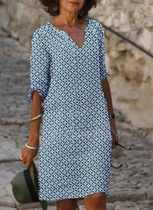 GIGLIO | Abito estivo di media lunghezza disinvolto e chic per un look fresco e ventilato