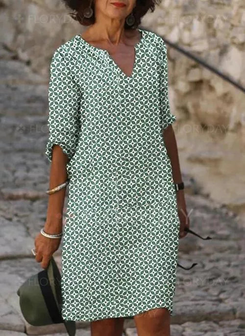 GIGLIO | Abito estivo di media lunghezza disinvolto e chic per un look fresco e ventilato