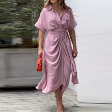 Load image into Gallery viewer, Charlie| Abito maxi chic estivo prendisole con fiocco
